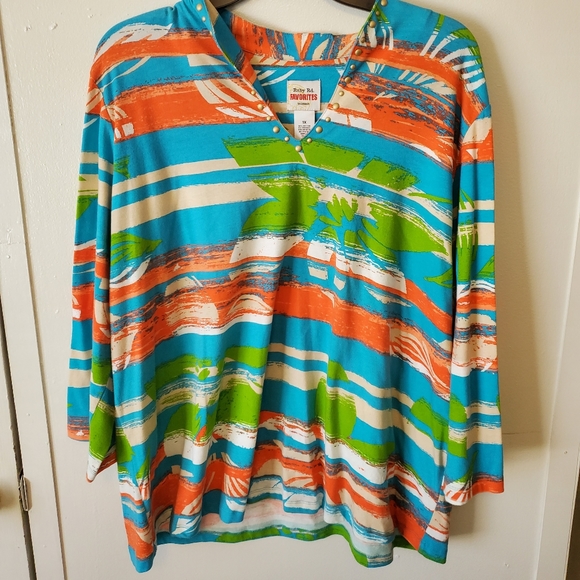 Nwot Beautiful Ruby Rd blouse - Picture 6 of 13